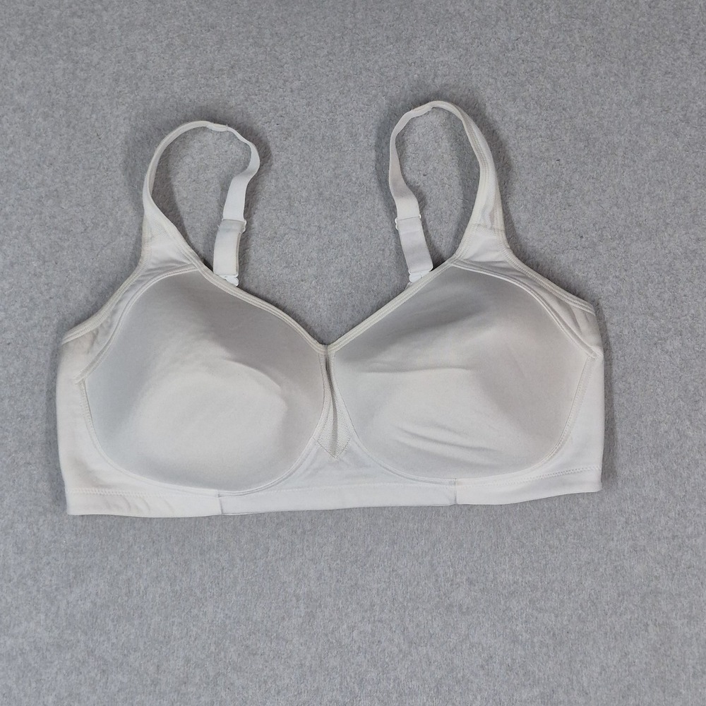 Vanity Fair Women Bra 40DD White T Shirt Wireless Strap Adjustable